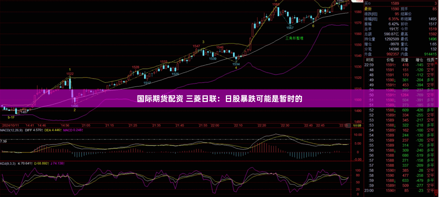 国际期货配资 三菱日联：日股暴跌可能是暂时的